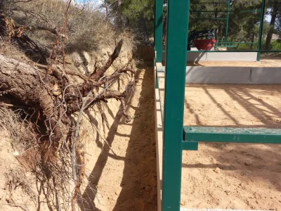 estructura de hierro